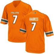 Men's Miami Hurricanes Jaden Harris Alternate Jersey - Replica Orange