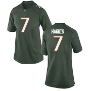 Women's Miami Hurricanes Jaden Harris Alternate Jersey - Replica Green