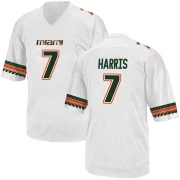 Youth Miami Hurricanes Jaden Harris Alternate Jersey - Replica White